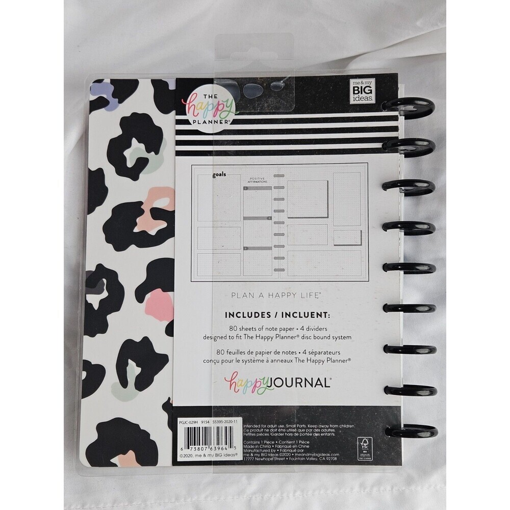 The Happy Planner Everyday Guided Journal 80 Sheets Stay Wild Be Free Classic - Picture 2 of 2